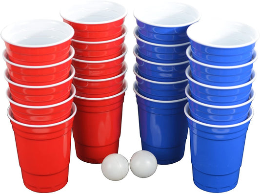 Beer Pong Set 20 Cups 4 Balls