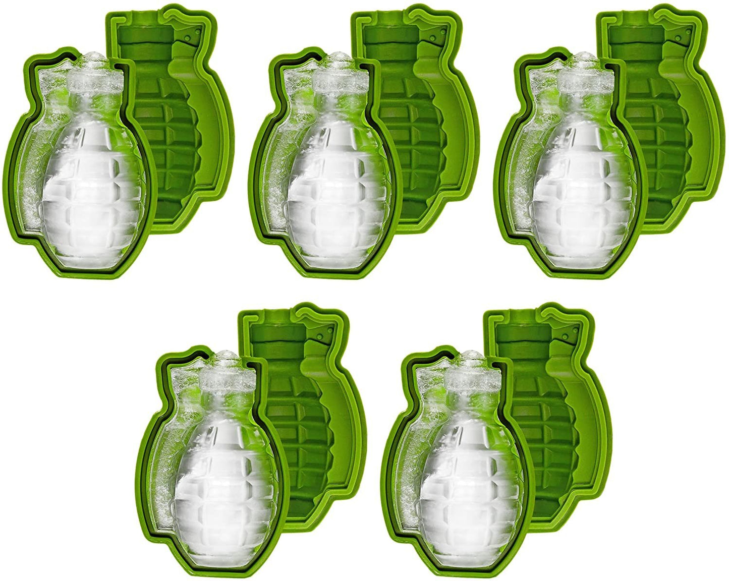 Grenade 3D Ice Maker - Set of 5