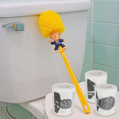 Donald Trump Bowl Brush 3 set of Toilet Paper