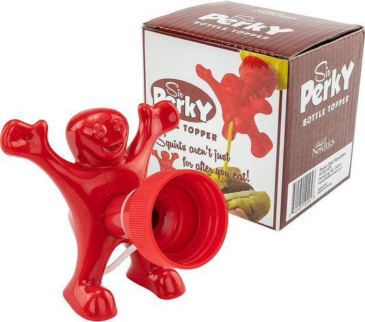 Sir Perky Novelty Condiment Bottle Topper