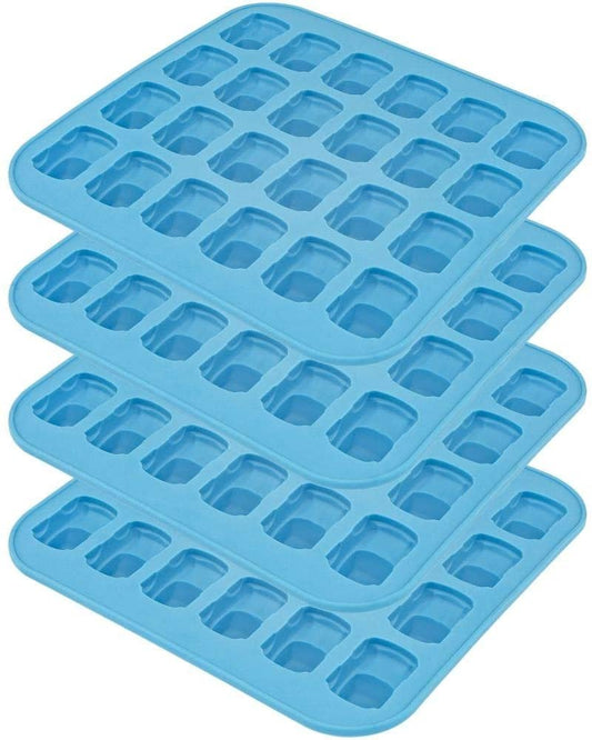 Blue Cars Ice Cube Tray - Set of 4