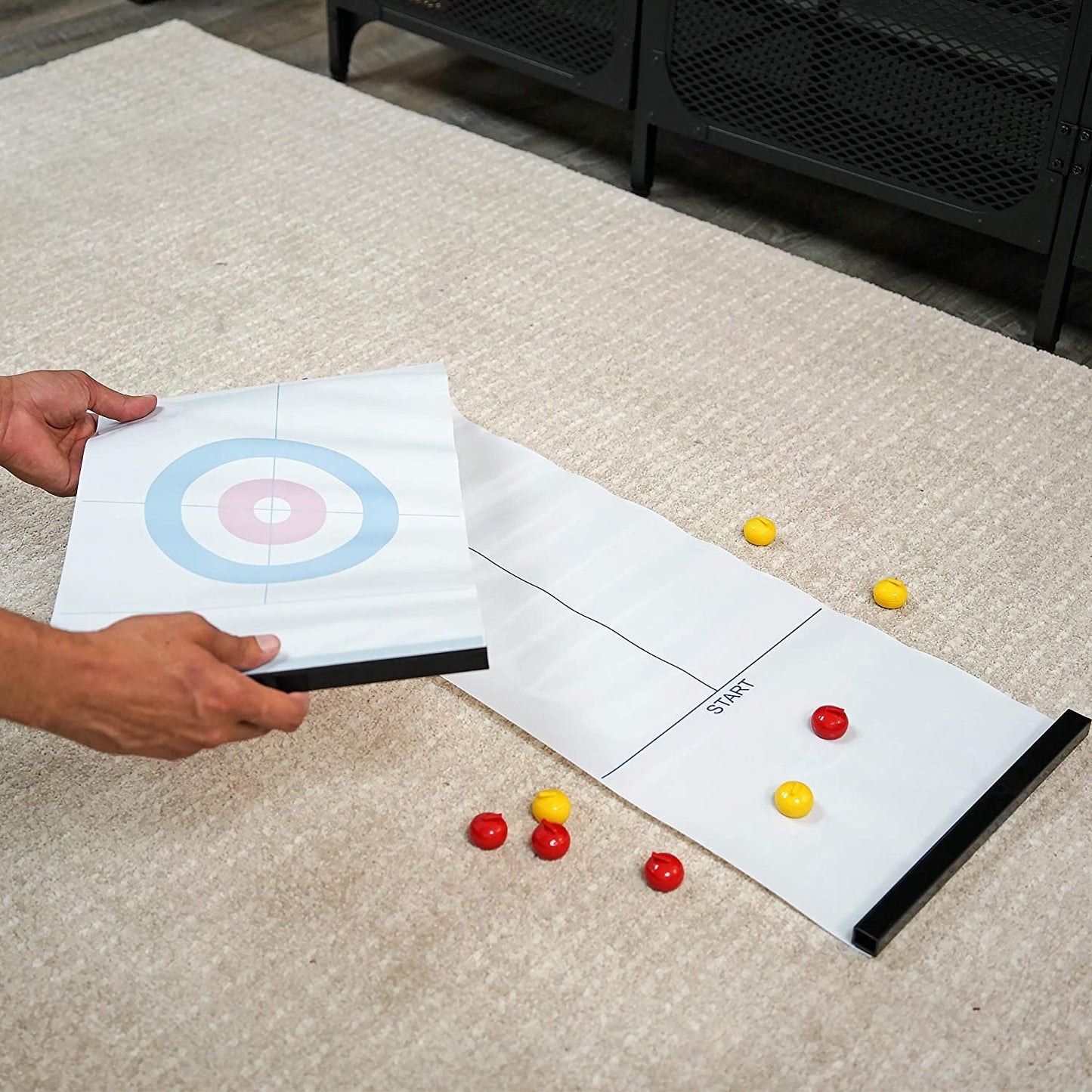 Mini Tabletop Curling Portable