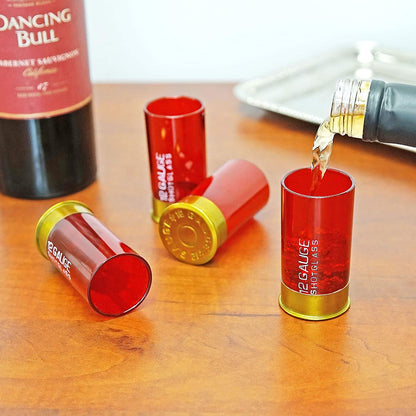 12 Gauge Shotgun Shell Shot Glasses