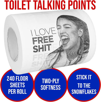 Alexandria Ocasio Cortez Toilet Paper