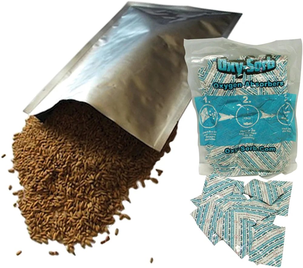 1 Gallon Mylar Bags & Oxygen Absorbers