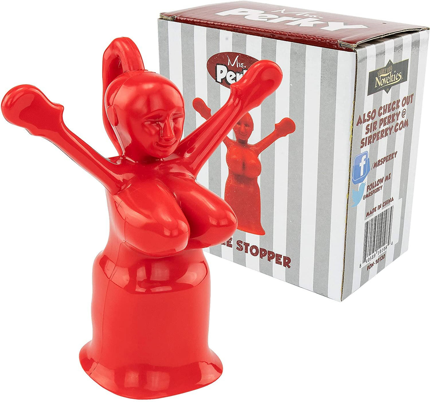 Fairly Odd Novelties Mrs Perky Novelty Bottle Stopper