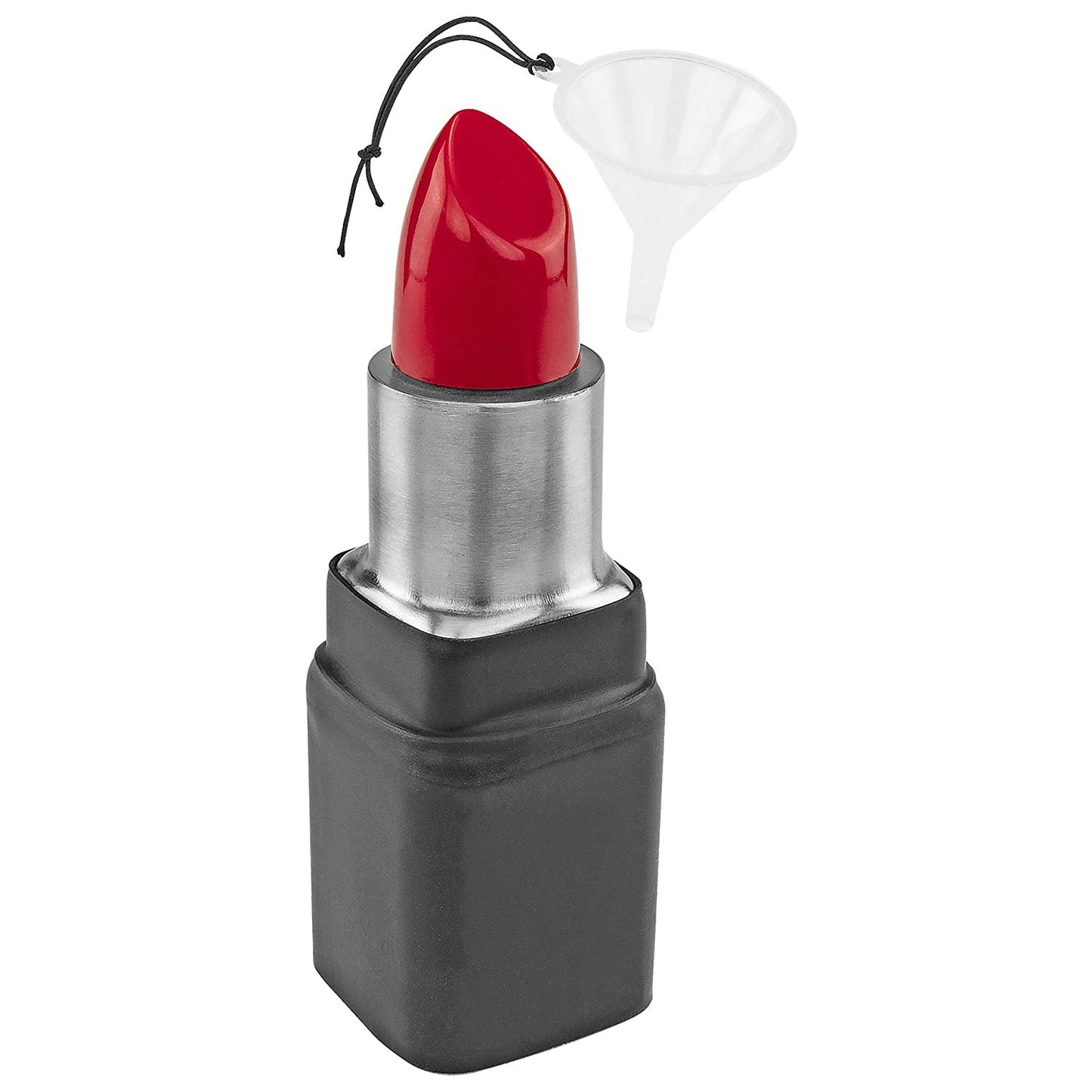 4 Oz Red Lipstick Stainless Steel Flask