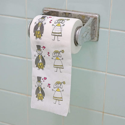 Just Married Toilet Paper