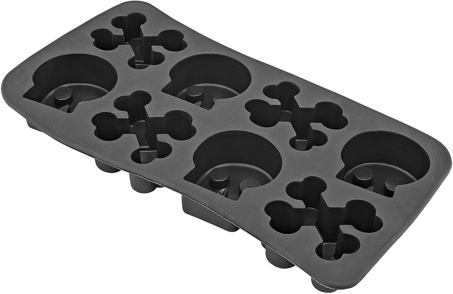 Bone Chiller Skull and Crossbones Ice Cube Tray