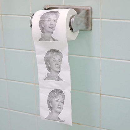 Hillary Clinton Toilet Paper - Set of 3