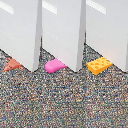 Cheese, Mouse, Foot Door Stopper