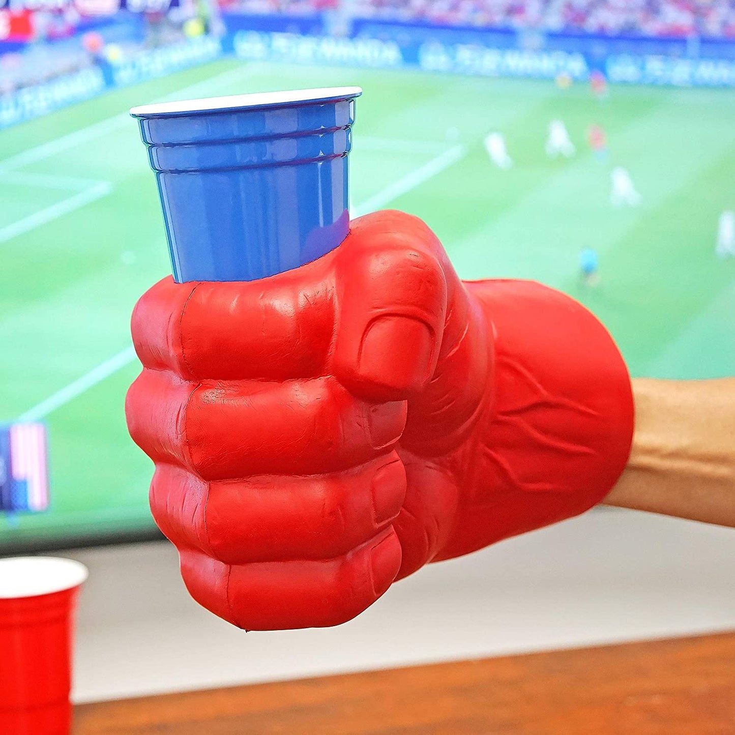 Giant Foam Fist Can Cooler - Red