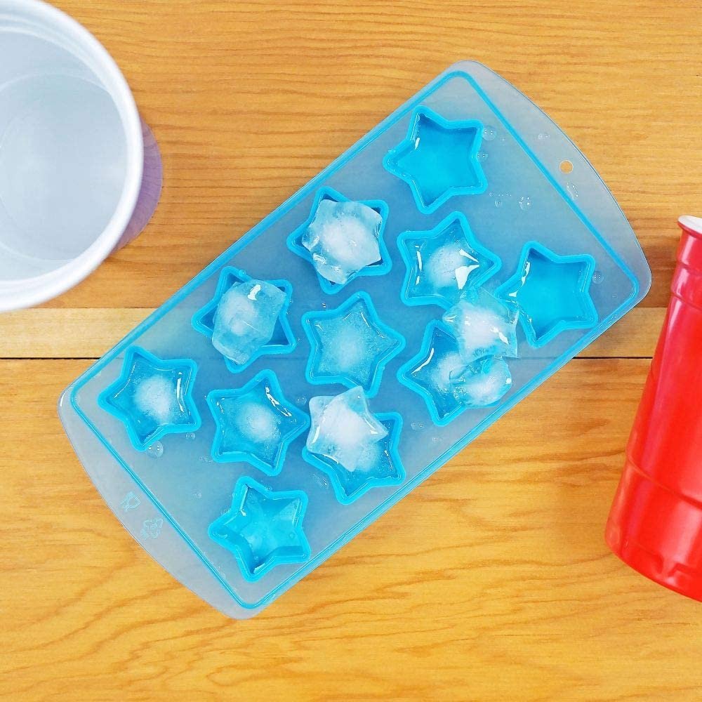 Blue Stars Ice Cube Tray - Set of 2