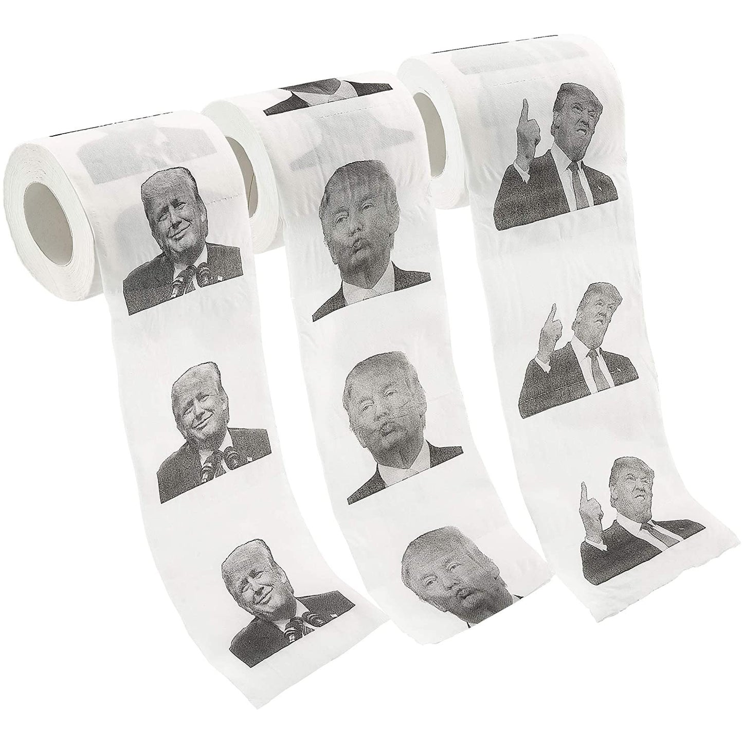 Donald Trump Novelty Toilet Paper - Set of 3