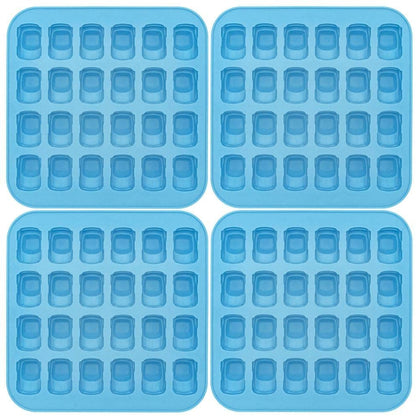 Blue Cars Ice Cube Tray - Set of 4