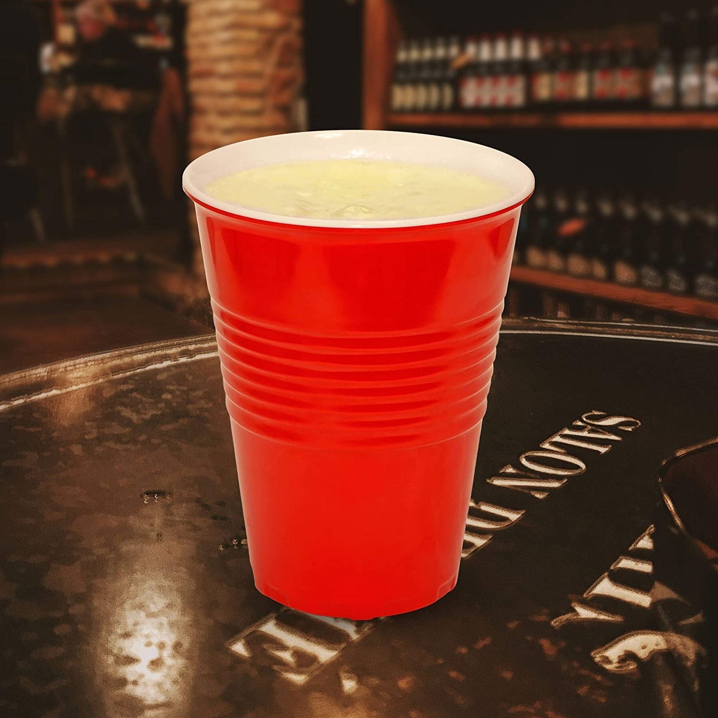 20 Oz Red Hard Plastic Cup - Set of 4