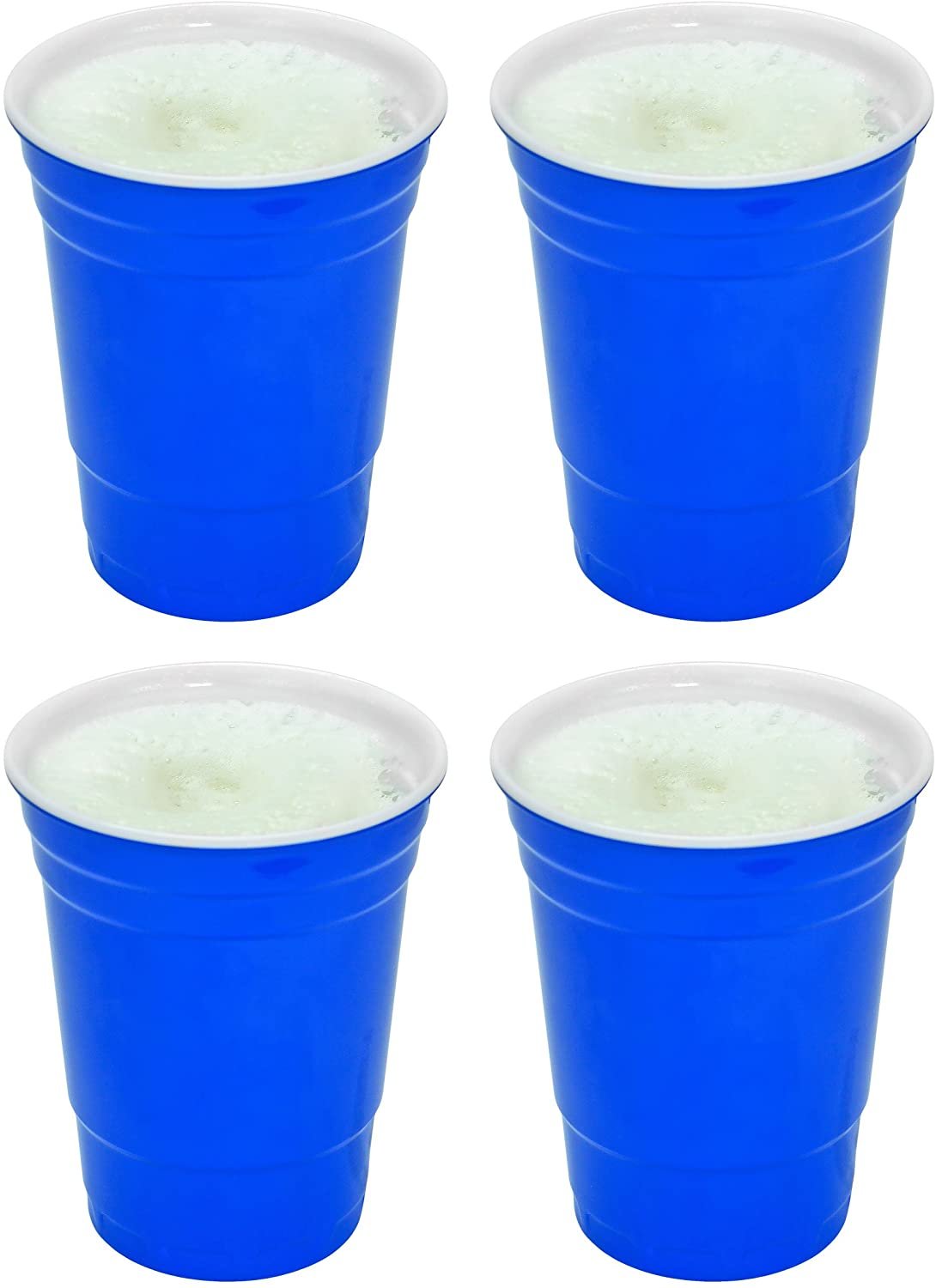 16oz Blue Melamine Cup - Set of 4