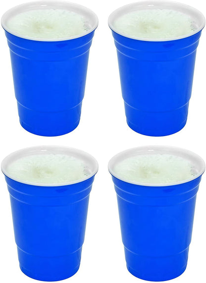 16oz Blue Melamine Cup - Set of 4