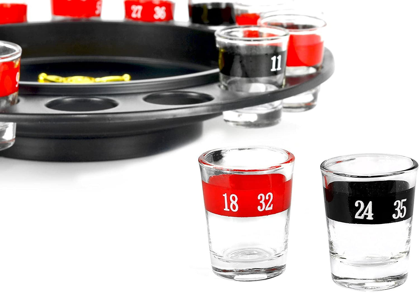 16 pcs Shot Glass Roulette