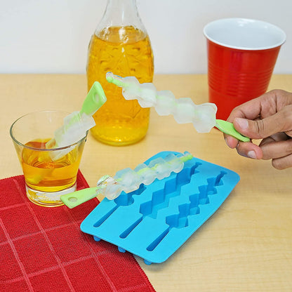 Kabob ice Cube Tray with Stir Sticks