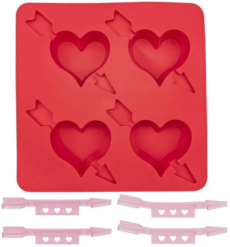 Heart & Arrow Ice Cube Tray - Set of 2