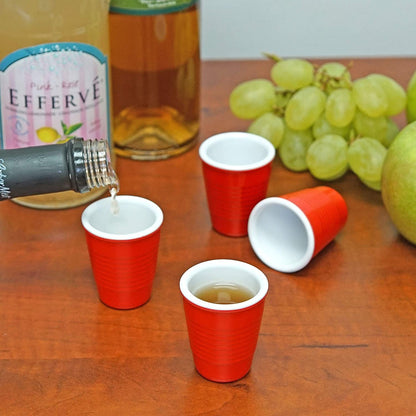 2 Oz Hard Plastic Party Shot Glasses - Set of 4