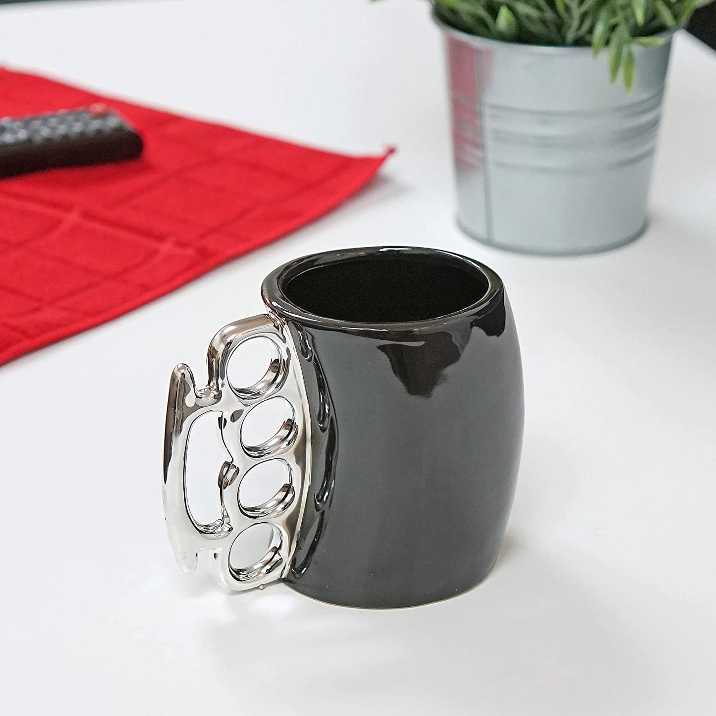 Black Knuckle Duster Ceramic Mug