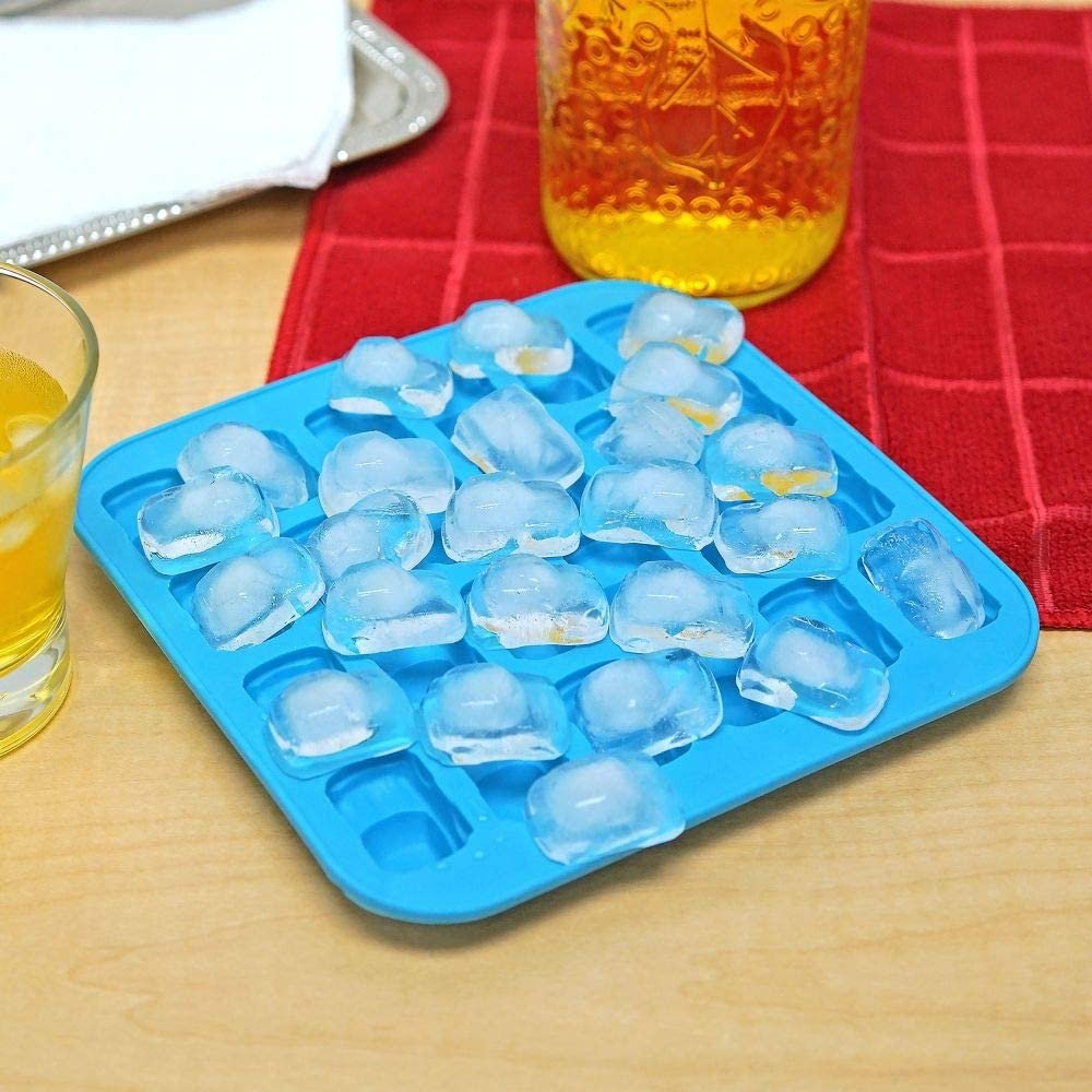 Blue Cars Ice Cube Tray - Set of 4