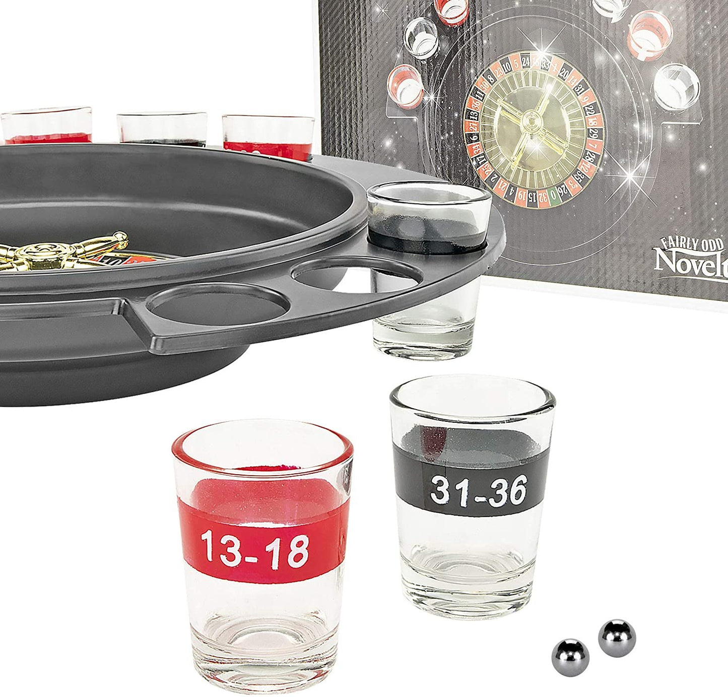 16 pcs Shot Glass Roulette