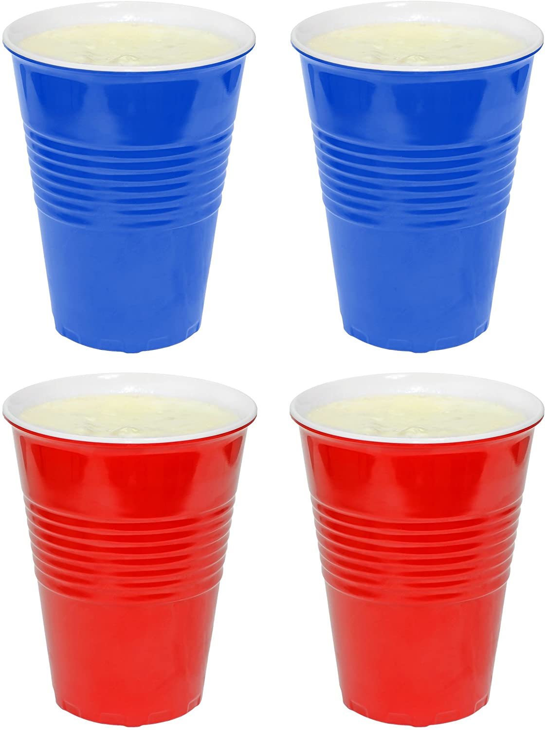 Picnic & Barbecue Drinking Set - Red and Blue