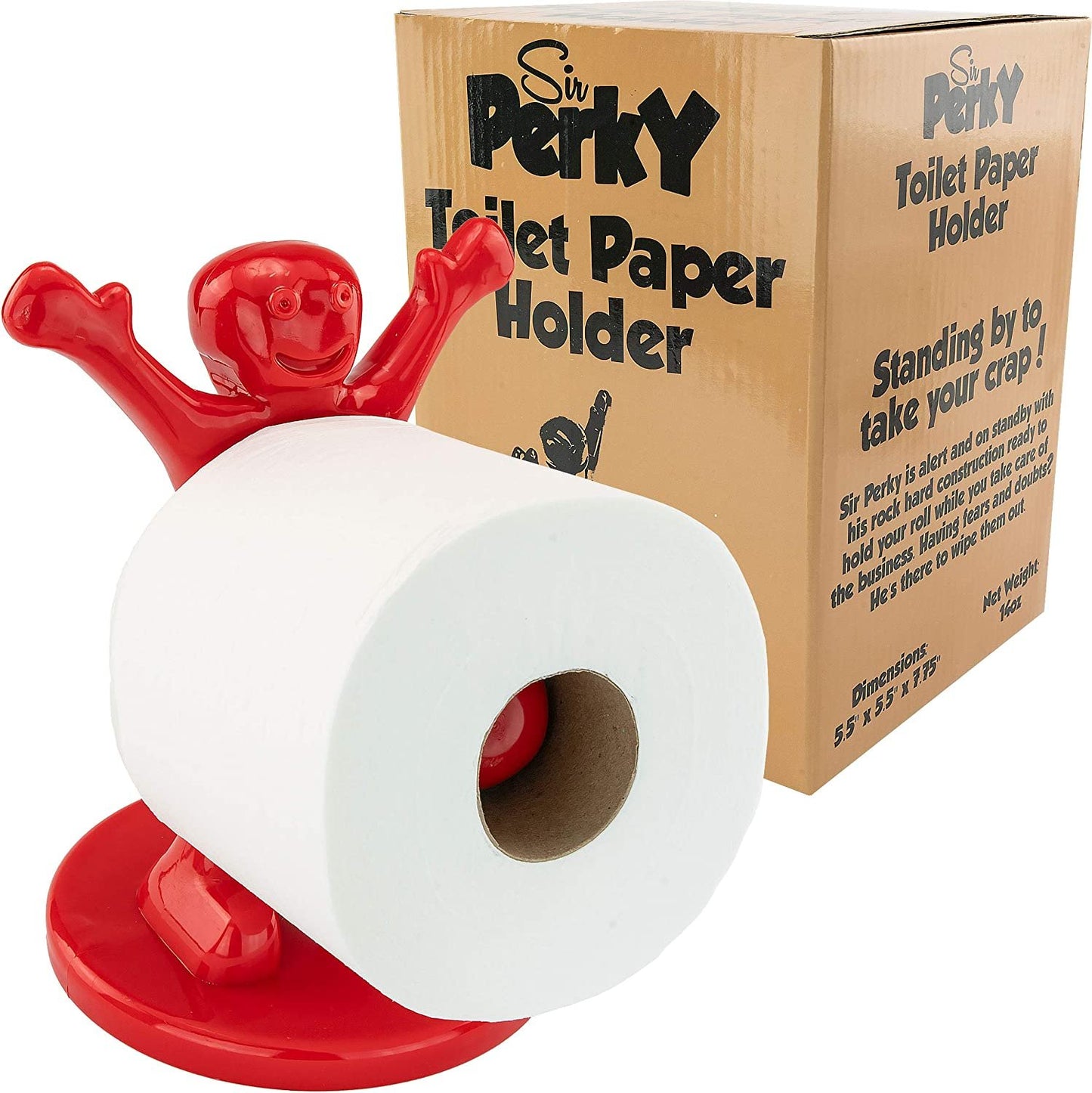 Sir Perky Toilet Paper Holder