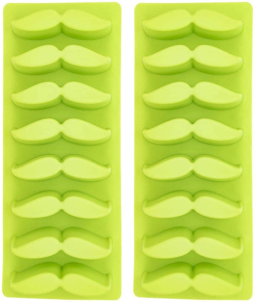 Mustache Ice Cube Tray - Set of 2