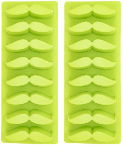 Mustache Ice Cube Tray - Set of 2