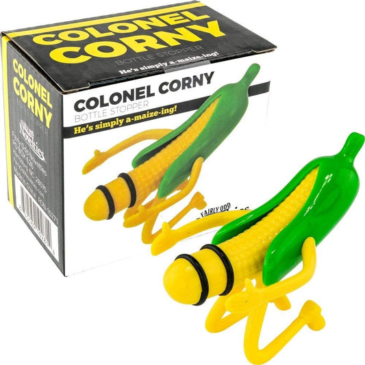 Colonel Corn Bottle Stopper