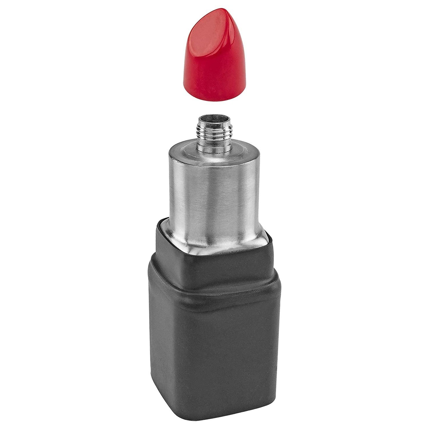 4 Oz Red Lipstick Stainless Steel Flask