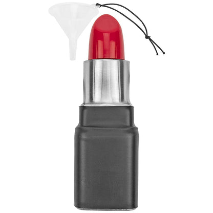 4 Oz Red Lipstick Stainless Steel Flask