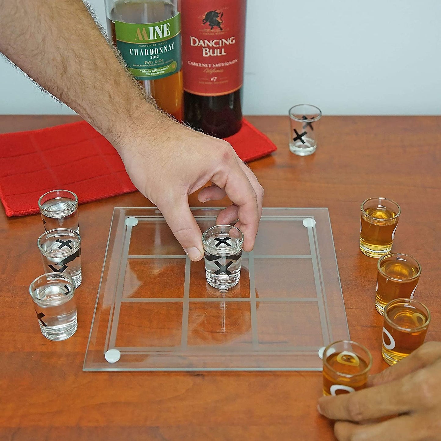 Shot Glass Tic Tac Toe Drinking Game