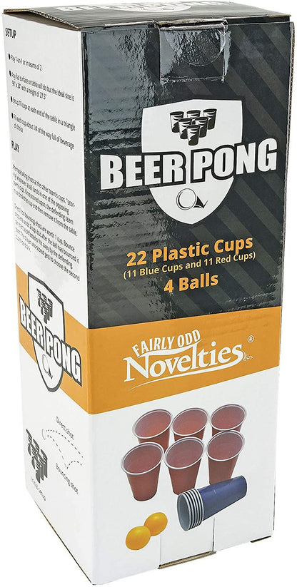 Beer Pong Set Red Cups and Ping Pong Balls