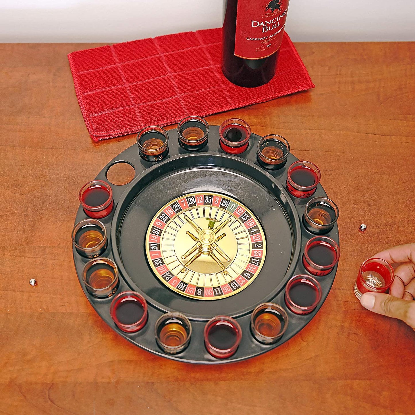 16 pcs Shot Glass Roulette