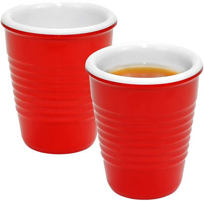 2 Oz Hard Plastic Party Shot Glasses - Set of 4