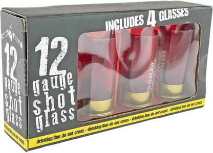 12 Gauge Shotgun Shell Shot Glasses