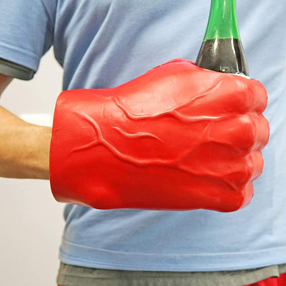 Giant Foam Fist Can Cooler - Red