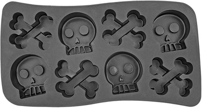 Bone Chiller Skull and Crossbones Ice Cube Tray