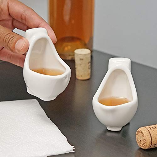 Urinal Shot Glasses - Set of 2