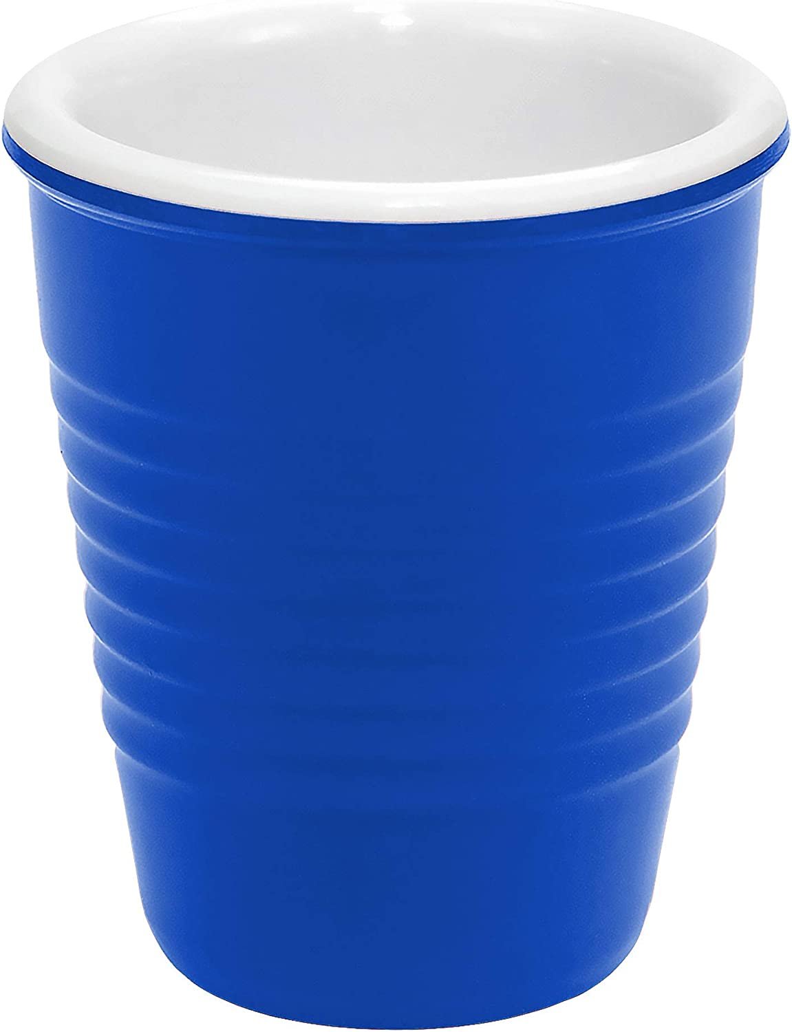 2oz Hard Plastic Party Blue Shot Glasses - Set of 4