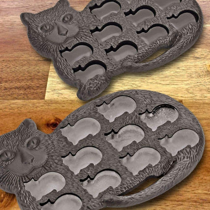 Black Cat Ice Cube Tray - Set of 2