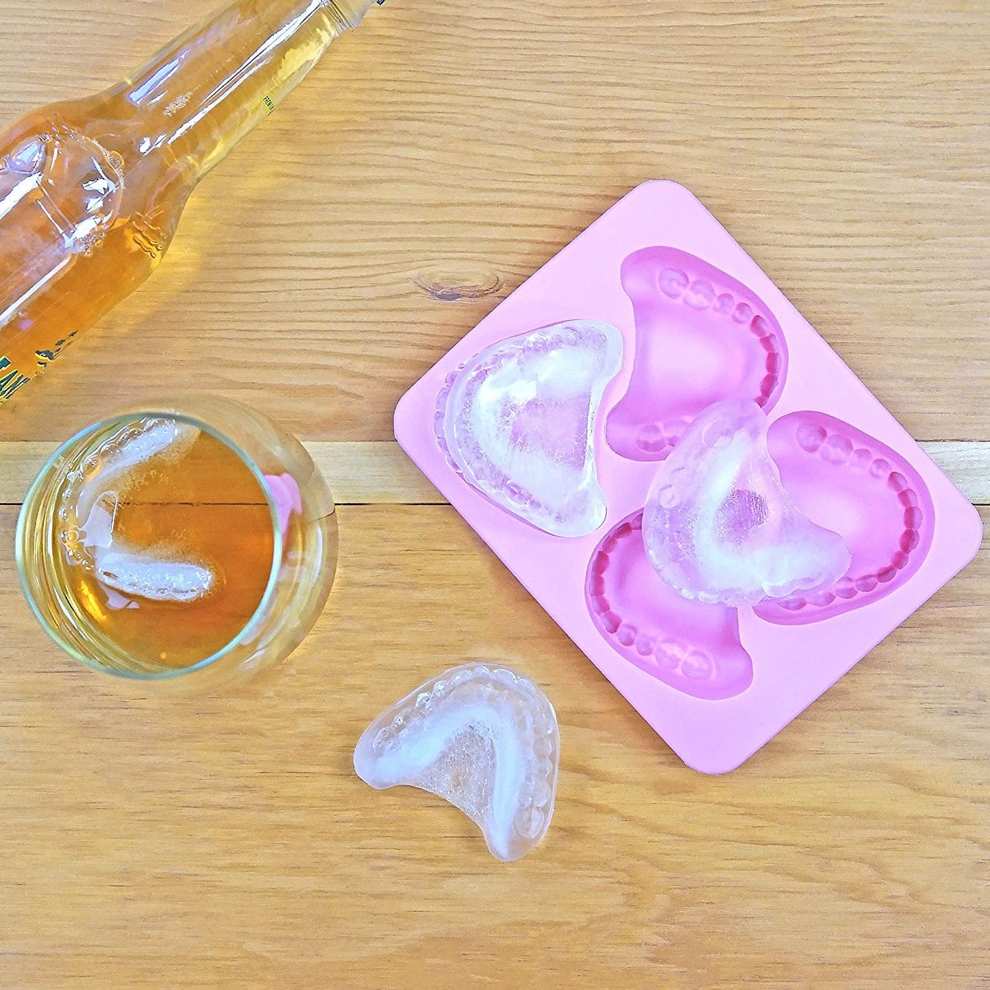 Smile Teeth Denture Ice Cube Tray