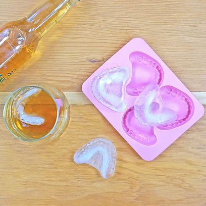 Smile Teeth Denture Ice Cube Tray