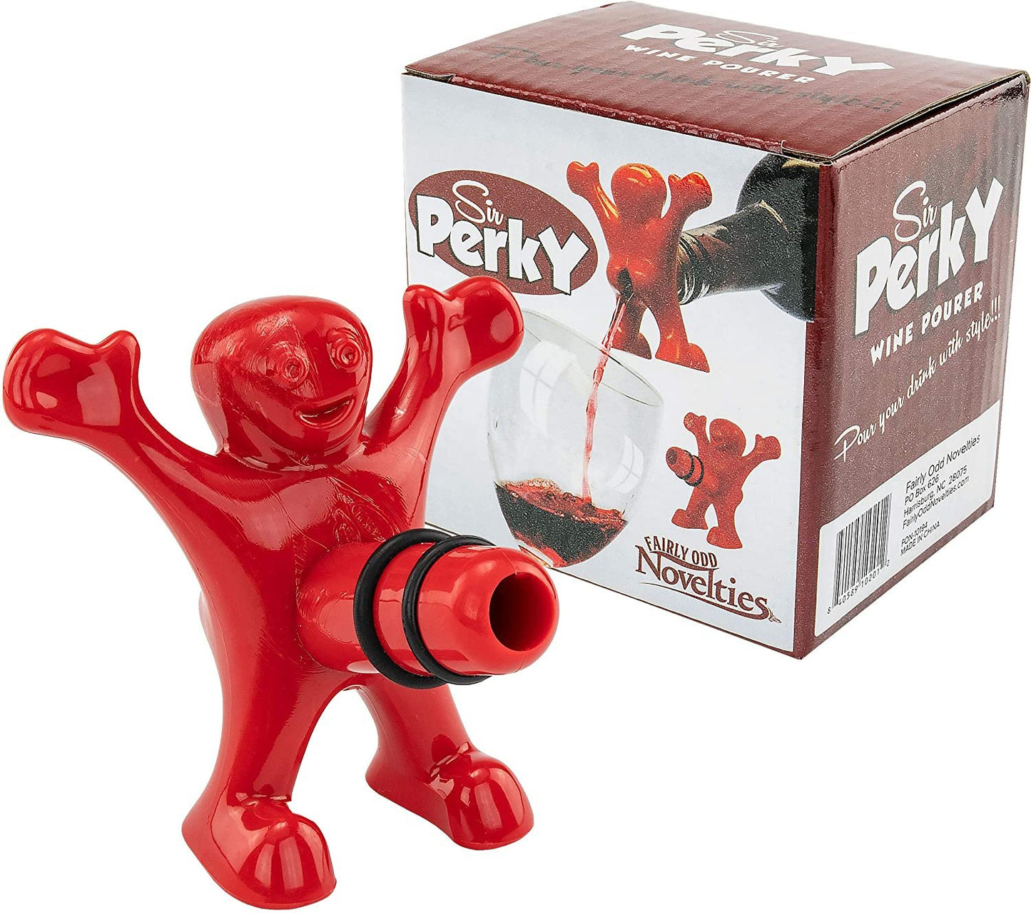 Sir Perky Novelty Wine Pourer