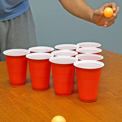 Beer Pong Set Red Cups and Ping Pong Balls